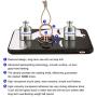 Transparent Cell Phone Ring Holder-（2pack） Cell Phone Ring Holder 360 Degree Rotation Phone Ring Grip Finger Ring Stand Kickstand Compatible Various Mobile Phones or Phone Cases