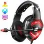 ONIKUMA PS4 Headset-K1 -Gaming Headset Xbox one Headset Gaming Headphone with Surround Sound, RED LED Light & Noise Canceling Microphone for PS4,PC,Mac,Xbox One(Adapter Not Included) ONIKUMA PS4 Headset-K1 -Gaming Headset Xbox one Headset Gaming Headphone with Surround Sound, RED LED Light & Noise Canceling Microphone for PS4,PC,Mac,Xbox One(Adapter Not Included)