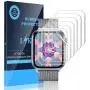LK [6 Pack] Screen Protector for Apple Watch 38mm Series 3 2 1 and 40mm Series 4 5 - Max Coverage Bubble-Free Scratch-resistant iWatch 38mm / 40mm Flexible TPU Clear Film