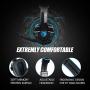 Stereo Gaming Headphone, SADES SA708GT Headset Earphone with Microphone (Black/Blue)