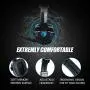 Stereo Gaming Headphone, SADES SA708GT Headset Earphone with Microphone (Black/Blue)