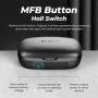 Tribit FlyBuds 3 Wireless Earbuds - 100H Playtime 2600mAh Charging Case IPX7 Waterproof USB-C Touch Control Bluetooth 5.0 Earbuds Deep Bass - True Wireless Earbuds with Mic for Sport Travel, Black