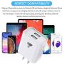 iPhone Charger, MFi Certified Lightning Cable (3ft+6ft) Nylon Braided Cord with 2 Port USB Plug Wall Charger Adapter Fast Charging Block Compatible Phone SE 2020 12 11 Pro Max XS XR 10 8 7 6s 6 iPad