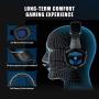Sades SA807 Stereo Gaming Headsets Over Ear Heaphones with Microphone Noise Isolating for New Xbox one PS4 PC Mobile(Black & Blue)