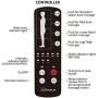 Massage Mat with 10 Vibrating Motors and 4 Therapy Heating pad Full Body Massager Cushion for Relieving Back Lumbar Leg Pain SL-363 Snailax