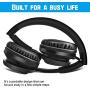 Over Ear Headphones with 5 Feet / 1.5M Cable, findTop 3.5mm Gaming Headset Noise Isolating with Mic and Volume Control for TV, PC and Cell Phone