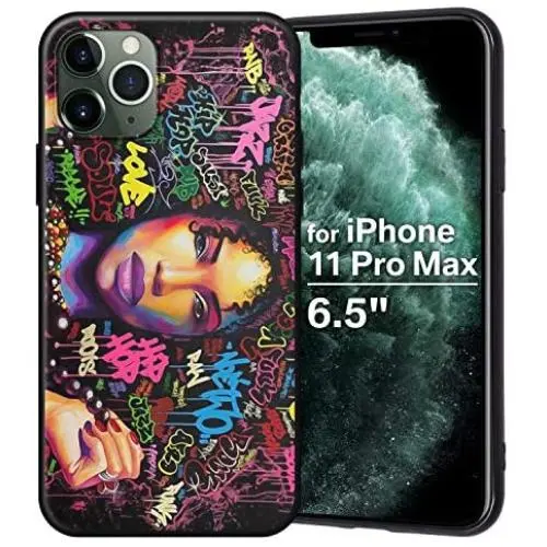 XIX iPhone 11 Pro Max Case African American Afro Girls Women Slim Fit Shockproof Bumper Cell Phone Accessories Thin Soft Black TPU Protective Apple iPhone 11 Pro Max Cases (04)