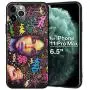 XIX iPhone 11 Pro Max Case African American Afro Girls Women Slim Fit Shockproof Bumper Cell Phone Accessories Thin Soft Black TPU Protective Apple iPhone 11 Pro Max Cases (04)