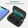 DuoTen Waterproof Wireless Earbuds, Bluetooth 5.0 Wireless Headphone 156H Playtime Hi-Fi Stereo Sound, IPX7 Waterproof in-Ear Wireless Earphones w/Mic LCD Digital Display 2200mAh Rechargeable Case DuoTen Waterproof Wireless Earbuds, Bluetooth 5.0 Wireless Headphone 156H Playtime Hi-Fi Stereo Sound, IPX7 Waterproof in-Ear Wireless Earphones w/Mic LCD Digital Display 2200mAh Rechargeable Case