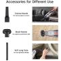 Audew Cordless Handheld Vacuum, Upgraded Hand Vacuum Cordless Rechargeable Pet Hair Vacuum, Car Vacuum Cleaner for Home and Car Cleaning