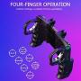 no logo Haoyushangmao K21 Game Handle PUBG Mobile Phone Gamepad Joystick L1 R1 Trigger Game Shooter Controller for iPhone Samsung Xiaomi Phone