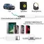 [Apple MFi Certified] iPhone to 3.5mm Car AUX Cable, [3.3FT/1M] Lightning to 3.5mm Audio Stereo Cord Compatible for iPhone 11/11 Pro/XS/XR/X 8 7, iPad, iPod to Home Stereo, Speaker, Headphone (White)