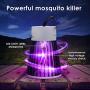 Bug Zapper Hangable Green Electric UV Insect Catcher & Killer for Flies,Fly Trap Lamp Mosquitoes,Gnats & Other Small to Large Flying Pests for Home, Kitchen,Garden,Patio,Camping & More(with Free Plug