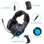 SADES Gaming Headset for Xbox One, PS4, Nintendo Switch, Bass Surround Sound Over-Ear 3.5mm Stereo Wired Headphones with Flexible Mic and Volume Control for Laptop PC  Smartphones