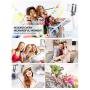 Mpow Selfie Stick, Lightweight Extendable 31.9 Inch Monopod with Bluetooth Remote Compatible iPhone 11/Pro Max/ XS/Max/XR/X/8/8P/7/7P/6S, Galaxy S20/S10/ S10 Plus/S9/8/7/6/Note 10 and More, Black