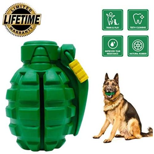 Dog Toys for Aggressive Chewers Large Breed, Lifetime Replacement Guarantee, Indestructible Dog Chew Toys for Large Medium Small Dogs, Grenade Interactive Dog Toys, Food Grade Tough Dog Toys Dog Toys for Aggressive Chewers Large Breed, Lifetime Replacement Guarantee, Indestructible Dog Chew Toys for Large Medium Small Dogs, Grenade Interactive Dog Toys, Food Grade Tough Dog Toys