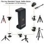 Universal Cell Phone Tripod Mount Adapter, OIMIO Phone Holder Clip Connector Head Used for Monopod Selfie Stick DSLR Travel Mini Flexible Tripod and More(2 Pack) Universal Cell Phone Tripod Mount Adapter, OIMIO Phone Holder Clip Connector Head Used for Monopod Selfie Stick DSLR Travel Mini Flexible Tripod and More(2 Pack)