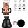 Camera auto Tracker 360° Rotate Around for Phone-Android Phone Smartphone Sport Mode/Object Face Tracking Motion/Smart Shooting Camera Phone Mount Flexible Tripod Stand for Selfies/Vlogging/Streaming