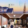 ATT Cell Signal Booster Band 12/17 700Mhz 4G LTE Cell Phone Booster ATT Home Cell Phone Booster Repeater TONVE ATT Signal Booster Mobile Signal Booster Amplifier with Ceriling+Yagi Antenna Kit
