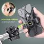 Zeadio Bike Phone Mount Holder, Universal Bicycle Motorcycle Cell Phone Handlebar Mount Holder for iPhone 11 Pro XR X XS 8 7 6 Plus, Huawei, Samsung S5 S6 S7 S8 S9 S10 and More