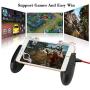 GVKVGIH Mobile Game Controller Kit 3-in-1, Gaming Triggers,Mobile Gaming Grip Mobile Gamepad and Gaming Joystick Fling Joystick for Smartphone