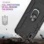 LeYi Samsung Galaxy A10e Case (NOT FIT A10) with HD Screen Protector, Military Grade Armor Full-Body Protective Phone Cover Case with 360 Degree Rotating Holder Kickstand for Samsung A10e, Black