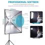 Neewer Photography Softbox Lighting Kit: 20x28Inches/50x70cm Soft Box, 79Inches/200cm Light Stand, 45W LED Bulb with Remote Control for Photo Studio Portrait Photography, Video Shooting (No Carry Bag)