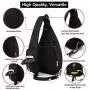KAKA Sling Bag, Crossbody Backpack Canvas Waterproof Daypack Casual Shoulder Bag Traveling Hiking Camping for Men and Women (Larger one) KAKA Sling Bag, Crossbody Backpack Canvas Waterproof Daypack Casual Shoulder Bag Traveling Hiking Camping for Men and Women (Larger one)