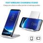 Fast Wireless Charger, NANAMI Qi Certified Charging Stand [with QC3.0 Adapter],7.5W Compatible iPhone SE/11/11 Pro/11 Pro Max/XS Max/XS/XR/X/8 Plus,10W for Samsung Galaxy S20/S10/S9/S8/S7/Note 10+/9/8