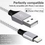iPhone Charger,HOVAMP MFi Certified Lightning Cable 5 Pack(3+3+6+6+10ft) Durable High-Speed Charger Nylon Braided Cord Compatible iPhone Xs/Max/XR/X/8/8Plus and More