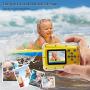 Smyidel Waterproof Mini Kid Camera High Definition 12MP HD 3M Underwater Swimming Digital Camera Camcorder 2.0 Inch LCD Display (Yellow)