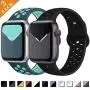 Zsuoop Sport Watch Band Compatible with Apple Watch Bands 38mm 40mm 42mm 44mm,Soft Silicone Wristband for Iwatch Series 5,Series 4,Series 3,Series 2,Series 1,2pack Zsuoop Sport Watch Band Compatible with Apple Watch Bands 38mm 40mm 42mm 44mm,Soft Silicone Wristband for Iwatch Series 5,Series 4,Series 3,Series 2,Series 1,2pack