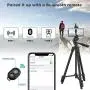 Phone Tripod, 51" Extendable Travel Lightweight Tripod Stand with Carrying Bag, Universal Tripod with Bluetooth Remote, Cell Phone Mount for iPhone Xs/Xs Max/Xr/X/8/8 Plus/Samsung/Android Phone,Camera Phone Tripod, 51" Extendable Travel Lightweight Tripod Stand with Carrying Bag, Universal Tripod with Bluetooth Remote, Cell Phone Mount for iPhone Xs/Xs Max/Xr/X/8/8 Plus/Samsung/Android Phone,Camera