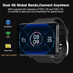 TICWRIS Andriod Smart Watch, GPS Android Smartwatch, 4G LTE with 2.8" Touch Screen, Face Unclok Phone Watch with 2880mAh Battery, IP67 Waterproof Sport Watch, 32GB Andriod Watch for Men