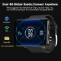 TICWRIS Andriod Smart Watch, GPS Android Smartwatch, 4G LTE with 2.8" Touch Screen, Face Unclok Phone Watch with 2880mAh Battery, IP67 Waterproof Sport Watch, 32GB Andriod Watch for Men