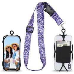 Gear Beast Universal Crossbody Pocket Cell Phone Lanyard Compatible with iPhone, Galaxy & Most Smartphones, Includes Phone Case Holder,Neck Strap