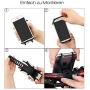 Bike Phone Mount -Motorcycle Cell Phone Mount - Universal Cell Phone Bicycle Rack Phone Holder for Bike Handlebar & Motorcycle Holder Cradle for Bicycle,Motorbike,Any Smartphone/GPS