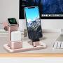 Beacoo Upgraded 3 in 1 Charging Stand for iWatch Series 5/4/3/2/1, Charging Station Dock Compatible with Airpods Pro/1/2 iPhone 11/pro/max/Xs/X Max/XR/X/8/8Plus/7/6S(Charger & Cables Required)