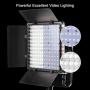 GVM LED Video Light 50W with APP Control 3200K-5600K Photography Lighting Bi-Color Panel for YouTube Video Shooting 2 Pack LED Video Lighting Kit