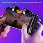 Houozon Phone Controller, 4-Finger Link Gamepad Quick Shooting Button Mobile Game with Cooling Fan, for iOS Android Electronic Accessories Houozon Phone Controller, 4-Finger Link Gamepad Quick Shooting Button Mobile Game with Cooling Fan, for iOS Android Electronic Accessories