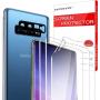 QITAYO Designed for Samsung Galaxy S10 (6.1 inch) Screen Protector (3 Pack) and Camera Lens Tempered Glass Protector (1 Pack), No-Bubble, Anti-Scratch, Case Friendly