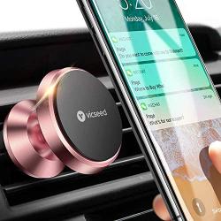 VICSEED Car Phone Mount Magnetic Phone Car Mount Magnet Air Vent Mount Phone Holder for Car Compatible with iPhone 11 Pro XS Max XR X 8 7 6 Plus Samsung Galaxy S20 Note10 10+ S10 S10+ S10e All Phones