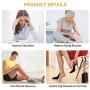 QUINEAR Leg Massager for Circulation, Foot Calf & Thigh Wraps Massage Helpful for Muscles Relaxation and Pain Relief - 3 Modes & 3 Intensities Include 2 Extensions