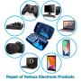 Precision Computer Repair Tool Kit, Professional Electronic Screwdriver Set, with a Small Torx Screwdriver, Suitable for Laptop, MacBook, iMac, PC, Cell Phone and iPhone Maintenance - 58 in 1