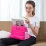 Pillow Tablet Stand for Ipad Stand Mult-Angle Tablet,with Phone Holder Lap Stand Mobile Phone Holder (Black)