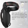 COOLWUFAN Touch Controller Grip Cover for Oculus Quest/Oculus Rift S Protective Sleeve Handle Case Shell Accessories with Adjustable Wrist Strap/Sweat-Proof/Non-Slip (Black)
