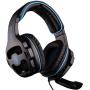 Sades SA-810 Multi-platform Compatible Over-Ear Stereo Bass Gaming Headphone with Noise Isolation Microphone - Black