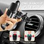 DM Cell Phone Holder for Car, Automatic Clamping Car Phone Mount Qi Wireless Car Charger Dashboard/Air Vent Car Mount Compatible with iPhone 8 Plus XS Max X 11 Pro, Samsung Galaxy S9 S10 Plus Note 9