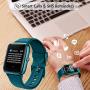 Lintelek Smart Watch, Full Touch Screen Smartwatch, 1.3 Inch Fitness Tracker with HR Monitor, Sleep Tracker, Stopwatch, IP68 Waterproof Fitness Watch Compatible with iOS, Android for Men, Women