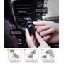 Ringke Power Clip Wing Magnetic Car Mount Phone Holder Premium Air Vent Cradle 360° Rotation Long Reach Neck Cell Phone Automobile Cradles for Universal Smartphone